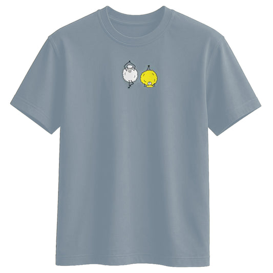 a little sheepish / embroidered tee