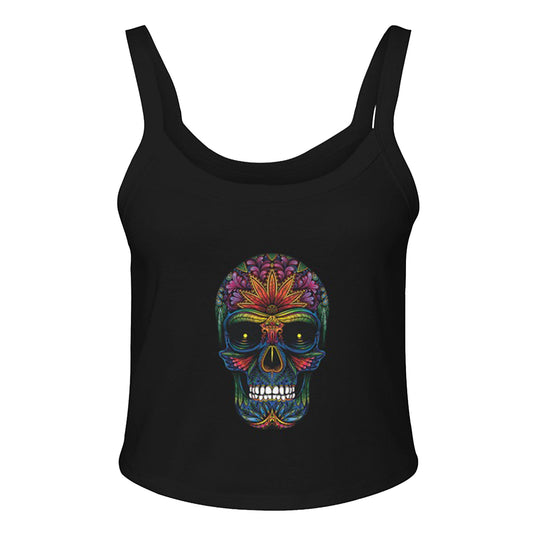 sugar skull / printed tank